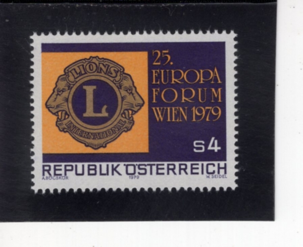 AUSTRIA(����Ʈ����)-#1136-4s-LIONS INTL. EMBLEM(���� ���̿½�)-1979.10.11��