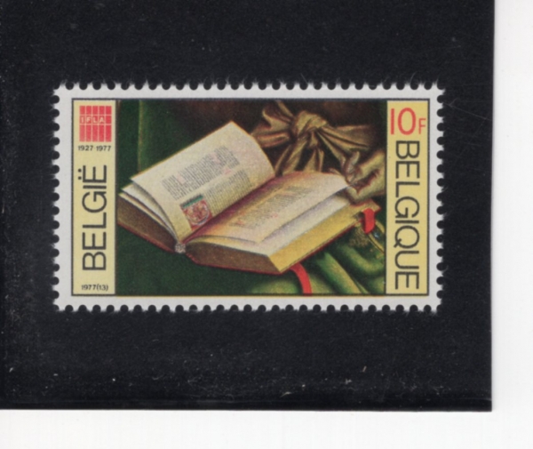 BELGIUM(���⿡)-#993-10fr-OPEN BOOK, FROM THE LAMP OF GOD, BY VANEYCK BROTHERS(å, ��Ʈ ����ȭ)-1977.9.3��