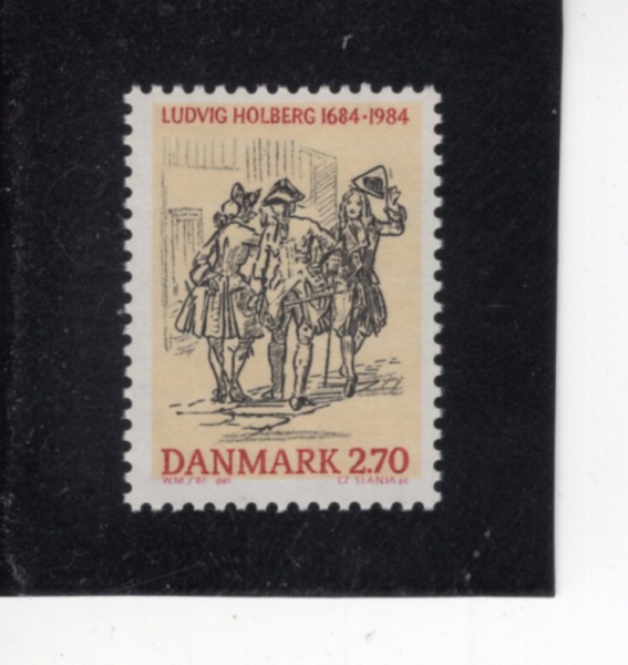 DENMARK(����ũ)-#765-2.70k-HOBERG MEETS WITH AN OFFICER, BY WILHELM MARSTRAND(���︧ ������Ʈ����)-1984.10.5��