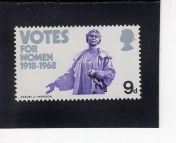 GREAT BRITAIN(����)-#565-9p-EMMELINE PARKHURST STATUE(���ָ� ��ũ�㽺Ʈ ����)-1968.5.29��