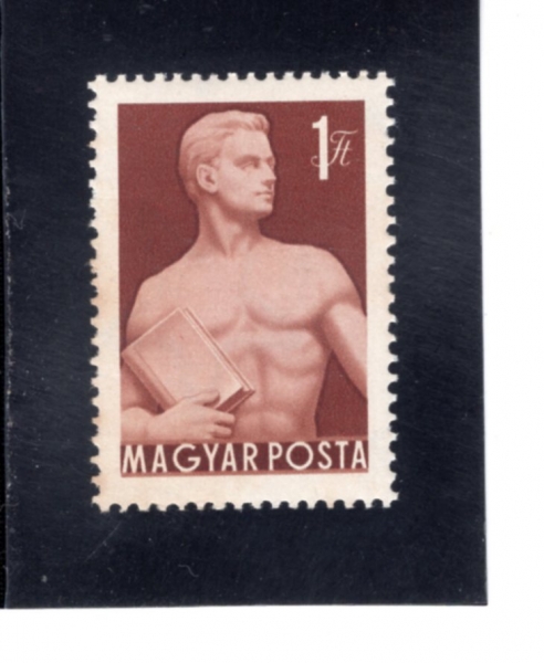 HUNGARY(�밡��)-#1193-1fo-YOUTH HOLDING BOOK(å�� �� ������)-1958.6.14��