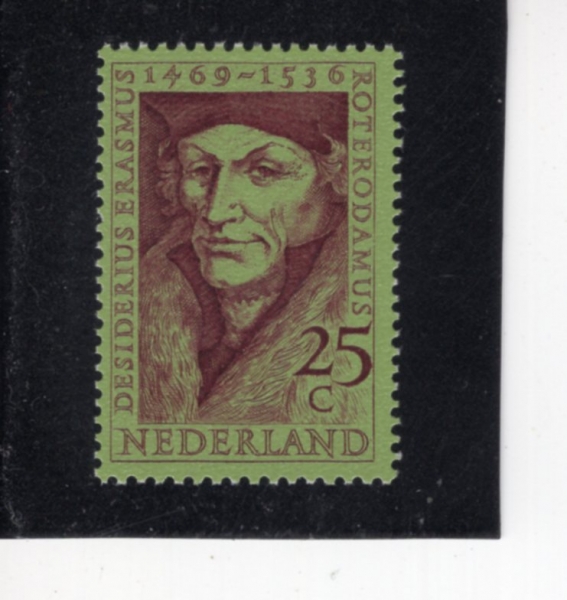 NETHERLANDS(�״�����)-#478-25c-DESIDERIUS ERSMUS(���󽺹���)-1969.9.30��