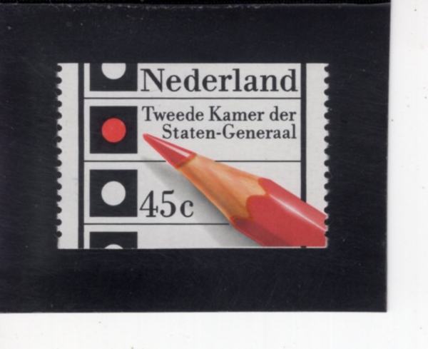 NETHERLANDS(�״�����)-#566-45c-BALLOT AND PENCIL(����, ����)-1977.1.25��