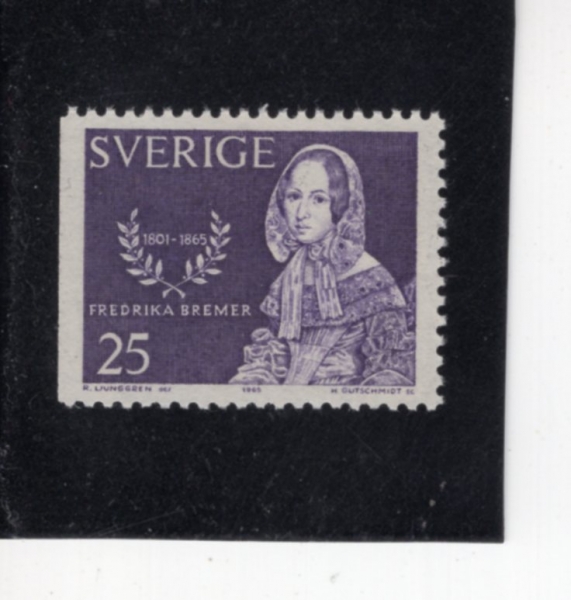 SWEDEN(������)-#688-25o-FREDRIKA BREMER(�����帮ī �극��)-1965.10.25��