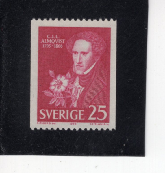 SWEDEN(������)-#707-25o-CARL JONAS LOVE ALMQVIST AND WILD ROSE(Į �䳪�� ���� �˹�ũ��Ʈ, �߻� ���)-1966.9.26��