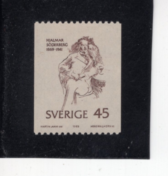 SWEDEN(������)-#831-45o-HJALMAR SODERBERG(���˸��� �赥������)-1969.10.13��