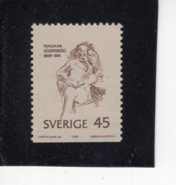 SWEDEN(������)-#833-45o-HJALMAR SODERBERG(���˸��� �赥������)-1969.10.13��
