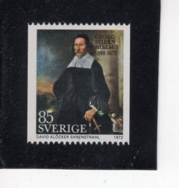 SWEDEN(������)-#922-85o-GEORG STIERNHELM, BY DAVID K. EHRENSTRAHL(�ٺ�� Ŭ��Ŀ ������Ʈ��, �Կ���ũ ��Ƽ��Ͽ���)-1972.2.23��