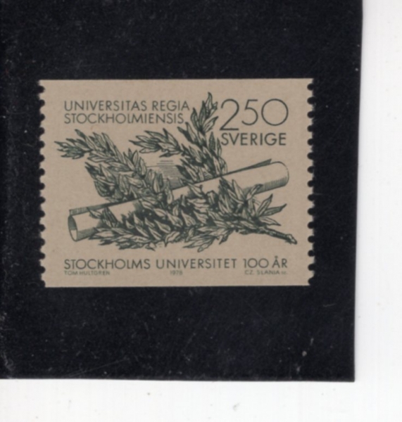 SWEDEN(������)-#1253-2.50k-LAUREL AND SCROLL(�����, �η縶��)-1978.5.23��
