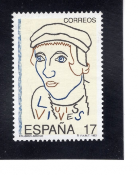 SPAIN(������)-#2685-17p-JUAN LUIS VIVES(�ľ� ���̽� �񺣽�)-1992.10.29��