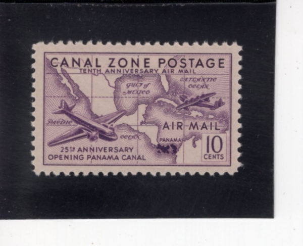 CANAL ZONE(�ĳ��� ���� ����)-#C16-10c-PLANES AND MAP OF CENTRAL AFRICA(�����, �߾Ӿ�����ī �ڵ�)-1939.7.15��