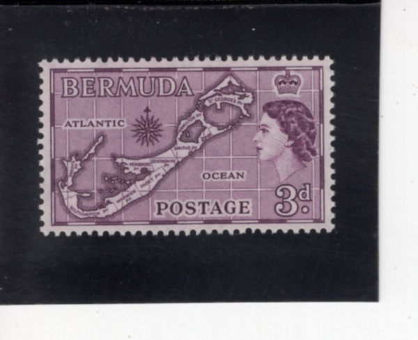 BERMUDA(���´�)-#149-3p-MAP OF BERMUDA(���´� ����)-1957��
