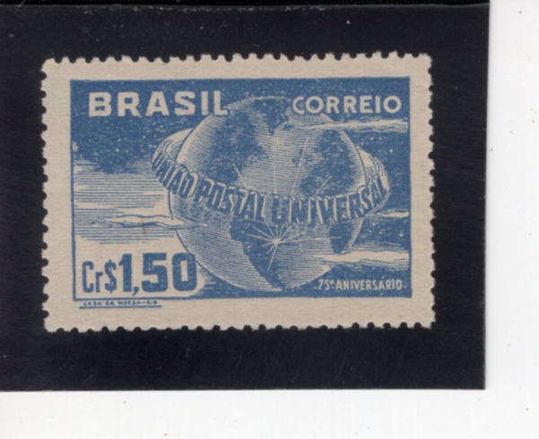 BRAZIL(�����)-#691-1.50cr-GLOBE(����)-1949.10.31��
