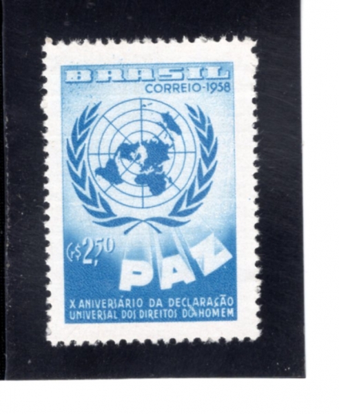 BRAZIL(�����)-#886-2.50cr-UN EMBLEM(���� ������)-1958.12.26��