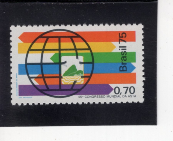 BRAZIL(�����)-#1413-70c-ASTA CONGRESS EMBLEM(���� ���� ��ȸ ������)-1975.10.27��