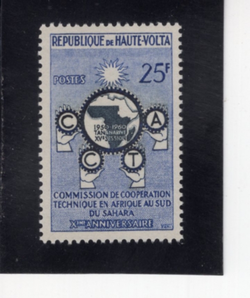 BURKINA FASO(�θ�Ű���ļ�)-#89-25fr-COMMISSION DE COOPERATION TECHNIQUE EN AFRIQUE AU SUD DU SAHARA-C.C.T.A.(���϶� ��������ī ��� ���� ����ȸ)-1960��