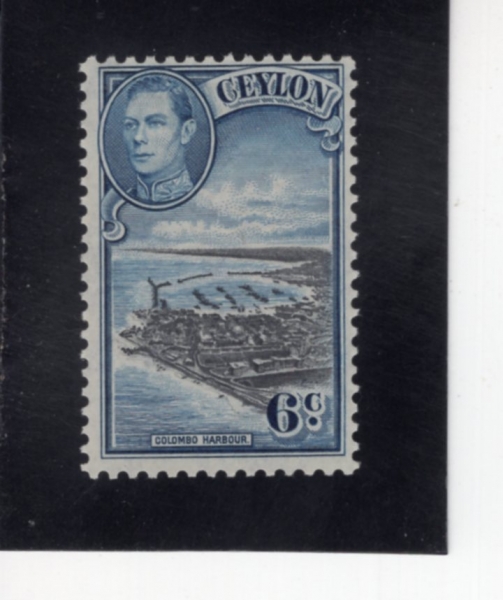 CEYLON(�Ƿ�)-#266-6c-COLOMBO HARBOR(�ݷҺ� �ױ�)-1936.1.1��