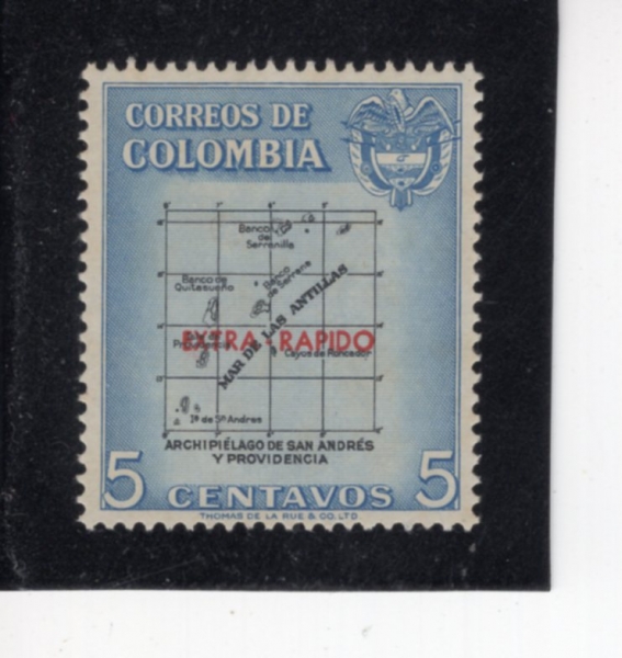COLOMBIA(�ݷҺ��)-#C289-5c-MAP(����)-1957��