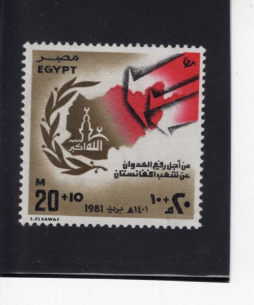 EGYPT(����Ʈ)-#B48-20+10m-AFGHAN SOLIDARITY(������ ���� ���� ���α׷�)-1981.7.18��
