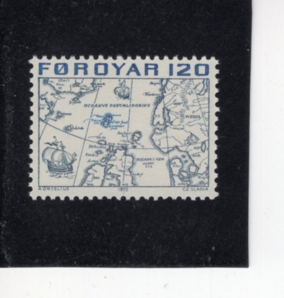 FAEROE ISLANDS(��� ����)-#14-120o-MAP OF ISLANDS, 1673(��� ����, 1673��)-1975.1.30��