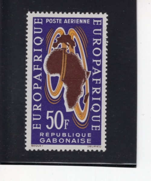 GABON(����)-#C19-50fr-EUROPAFRICA(��������ī)-1963.11.30��