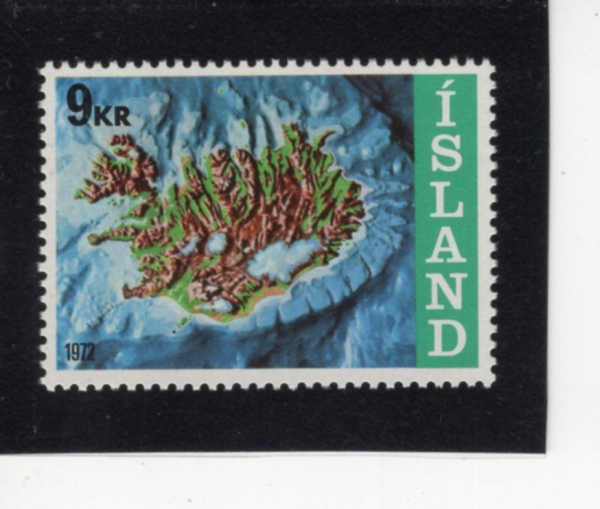 ICELAND(���̽�����)-#446-9k-ICELAND AND THE CONTINENTAL SHELF(���̽����� ��, �����)-1972.9.27��