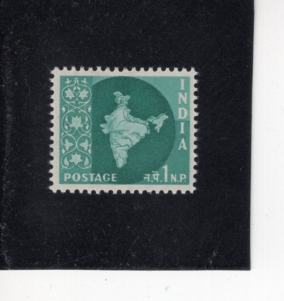 INDIA(�ε�)-#275-1np-MAP OF INDIA(�ε� ����)-1957��