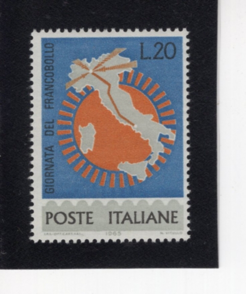 ITALY(��Ż����)-#924-20 I-MAP OF ITALY WITH MILAN-ROME HIGHWAY(�ж��. �θ� ���ӵ��ΰ� ���Ե� ��Ż���� ����)-1965.12.5��