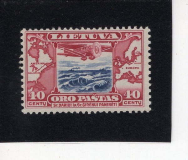 LITHUANIA(�����ƴϾ�)-#C80-40c-III-FATED PLANE \"LITUANICA\"(�����ƴ�ī)-1934.5.18��