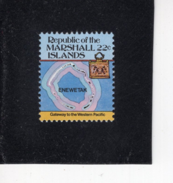 MARSHALL ISLANDS(���� ����)-#42-22c-ENIWETOK, 18TH CENT. LODESTONE STORAGE CASE(���׿�Ź, 18���� �ڼ� ������)-1985.6.5��