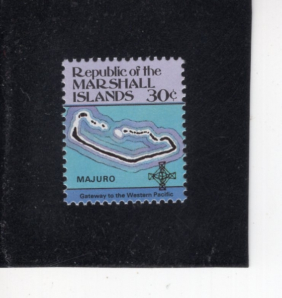 MARSHALL ISLANDS(���� ����)-#44-30c-UJELANG, CHRONOGRAPH(������ ȯ��, ũ�γ�׷���)-1985.6.5��