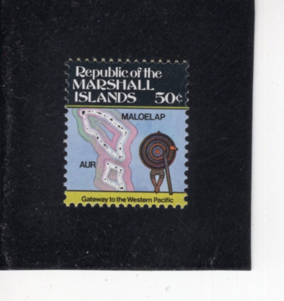 MARSHALL ISLANDS(���� ����)-#49-50c-MALOELAP AND AUR, NOCTURIABE(���ο��� ȯ��, ī��ƽ)-1985.6.5��
