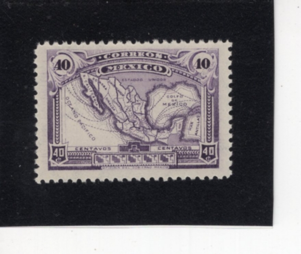 MEXICO(�߽���)-512-40c-MAP OF MEXICO(�߽��� ����)-1915��