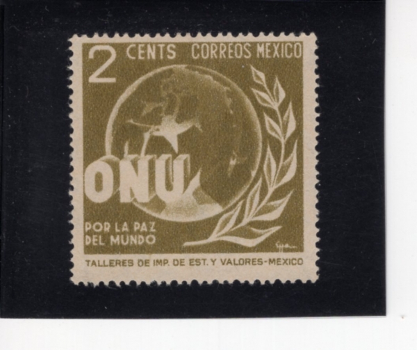 MEXICO(�߽���)-#813-2c-ALLEGORY OF WORLD PEACE(��ȭ�� ��ȭ)-1946.4.10��