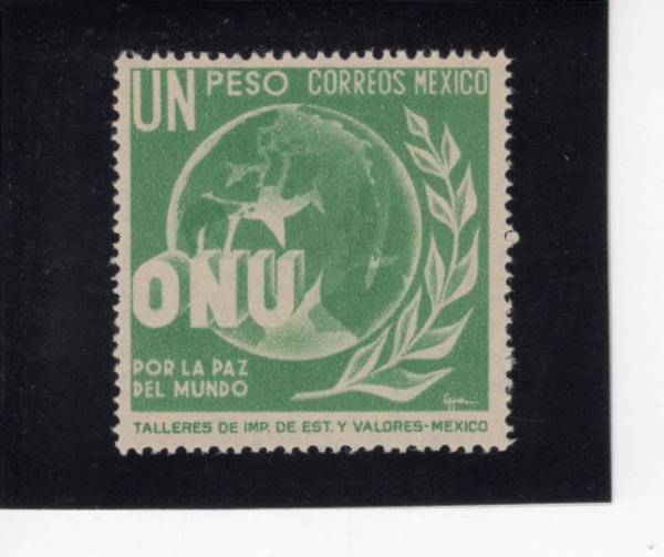 MEXICO(�߽���)-#816-1p-ALLEGORY OF WORLD PEACE(��ȭ�� ��ȭ)-1946.4.10��
