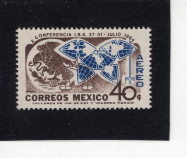 MEXICO(�߽���)-#C299-40c-NATL. EMBLEM, CAHILL\
