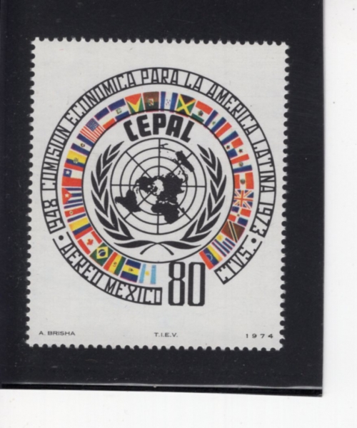 MEXICO(�߽���)-#C427-80c-CEPAL EMBLEM(���� ��ƾ�Ƹ޸�ī �� ī������ ��������ȸ)-1974.3.22��