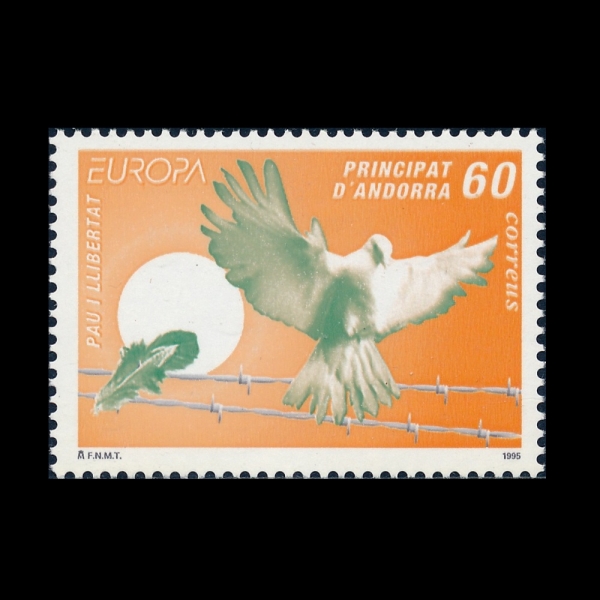 ANDORRA, SPANISH ADMINISTRATION(�ȵ��� ������ ����)-#234-60p-EUROPA(������)-1995.5.8��