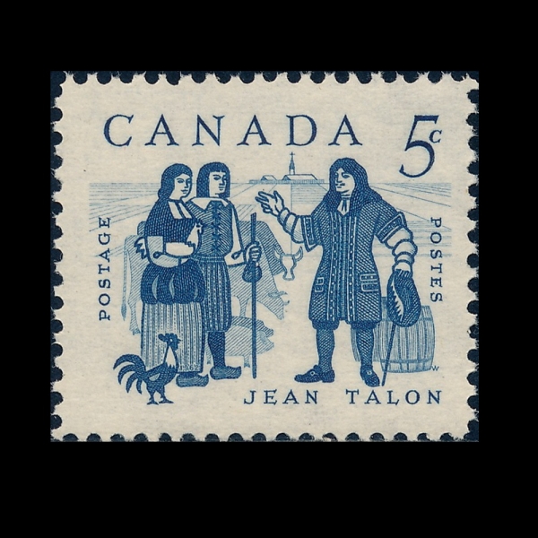 CANADA(ĳ����)-#398-5c-JEAN TALON PRESENTING GIFTS TO YOUNG FARM COUPLE(�� Ż���� ���� ���� Ŀ�ÿ��� ������ �����ϴ� ���)-1962.6.13��