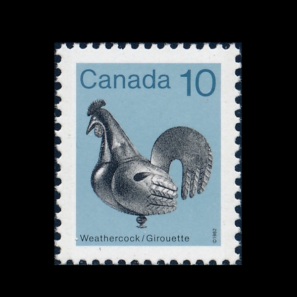 CANADA(ĳ����)-#921-10c-WHEATHER-COCK(ǳ���)-1982.10.19��