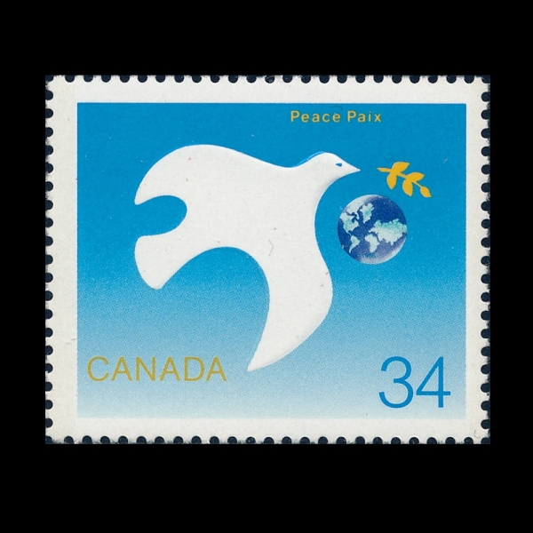 CANADA(ĳ����)-#1110-34c-INTL. PEACE YEAR(���� ��ȭ�� ��)-1986.9.16��