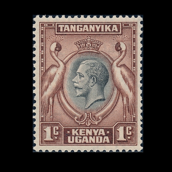 KENYA, UGANDA & TANZANIA(�ɳ�, �찣��, ź�ڴϾ�)-#46-1c-KAVIRONDO CRANES(ȸ���հ��η��)-1935.5.1��