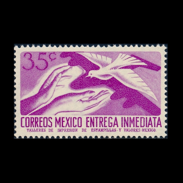 MEXICO(�߽���)-#E16-35c-HANDS AND PIGEON(��, ����)-1956��