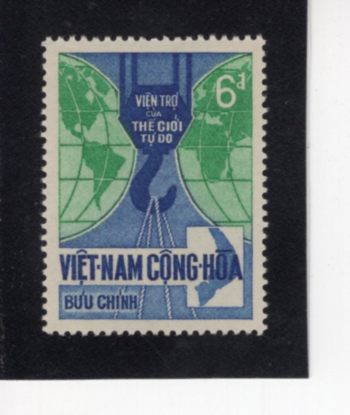 VIET NAM(��Ʈ��)-#280-6pi-LOADING HOOK AND GLOBE(���� ��ũ, ����)-1966.6.22��