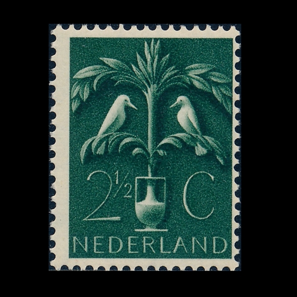 NETHERLANDS(�״�����)-#248-2 1/2c-TREE OF LIFE(������ ����)-1943��