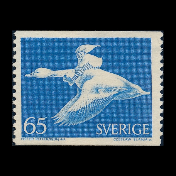 SWEDEN(������)-#747A-65o-NILS HOLGERSSON RIDING WILD GOOSE(�ҽ� Ȧ�ż��� ���� � �ö�ź ������� ���� ����)-1971��