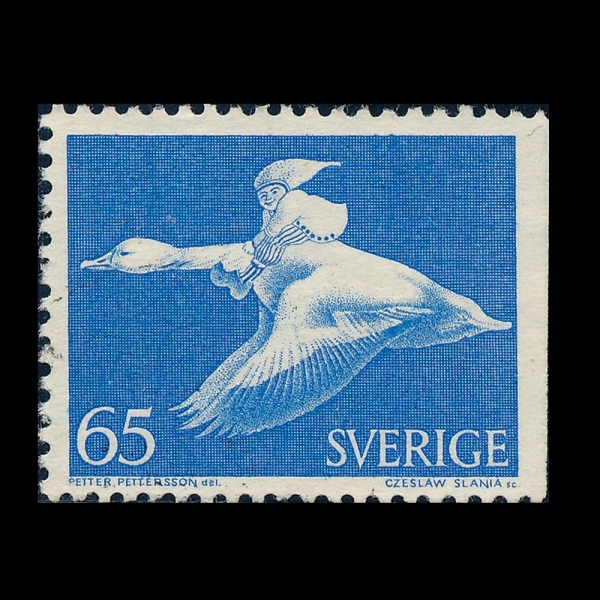 SWEDEN(������)-#762-65o-NILS HOLGERSSON RIDING WILD GOOSE(�ҽ� Ȧ�ż��� ���� � �ö�ź ������� ���� ����)-1971��