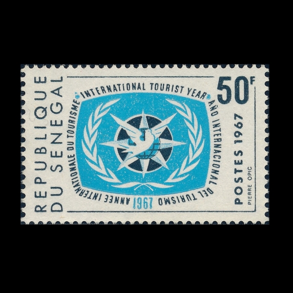 SENEGAL(���װ�)-#292-50fr-INTL. TOURIST YEAR EMBLEM(���� ������ ��)-1967.10.7��