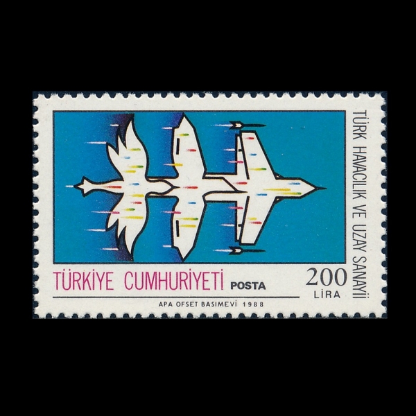 TURKEY(Ƣ��Ű��)-#2420-200 I-AEROSPACE INDUSTRIES(�װ����ֻ��)-1988.10.28��