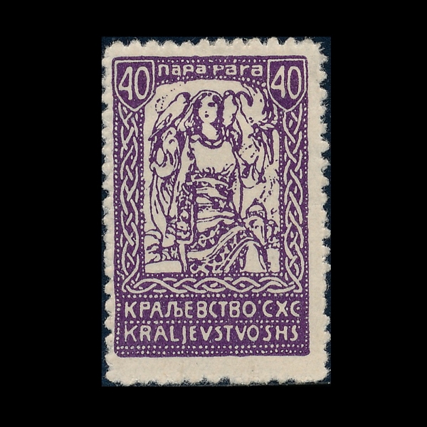 YUGOSLAVIA(����������)-#3L47-40p-FREEDOM AND GIRL WITH THREE FALCON(����, �� ������ �Ÿ� ���� �ҳ�)-1920��
